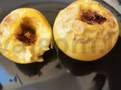 Keptas obuolys pagrindine nuotrauka