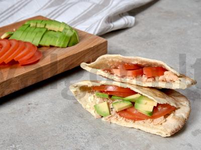 Pita su avokadų įdaru Žingsnis 4