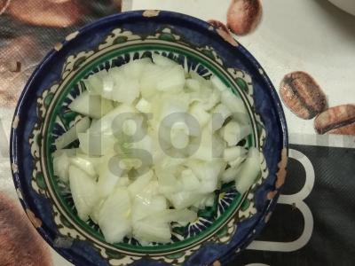 Troškintos daržovės su mėsa Žingsnis 6