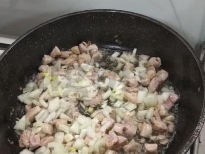 Troškintos daržovės su mėsa Žingsnis 7