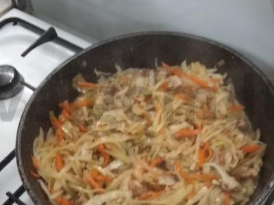 Troškintos daržovės su mėsa Žingsnis 10