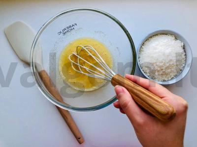 Kokosiniai sausainiai Žingsnis 1