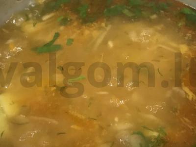 Aromatingos sriubos Žingsnis 8