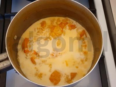 Pieno košė su moliūgais Žingsnis 4