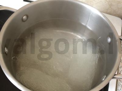 Funchose su vištiena ir daržovėmis Žingsnis 6