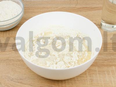 Naminiai koldūnai su varške Žingsnis 2