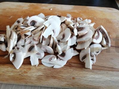 Kepta malta mėsa su grybais Žingsnis 3