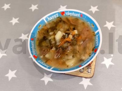 Rassolnik su vištienos širdelėmis pagrindine nuotrauka