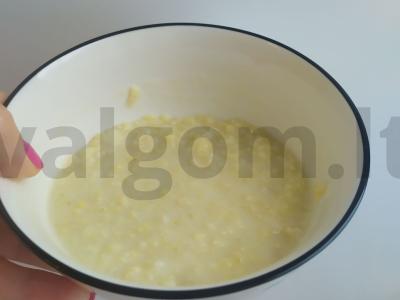 Košė su kokosais ir vanile Žingsnis 4