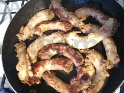 Aštrūs vištienos kokteiliai sojų padaže Žingsnis 3