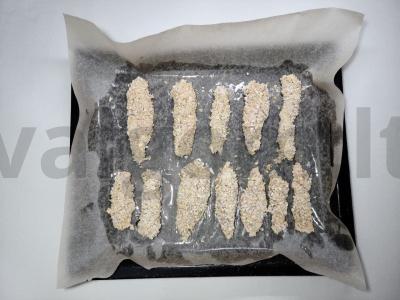 Vištienos krūtinėlė avižiniuose dribsniuose Žingsnis 2