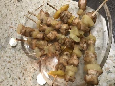 Vištienos kebabai pagrindine nuotrauka