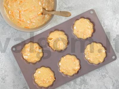Morkų keksiukai su imbieru ir cinamonu Žingsnis 3