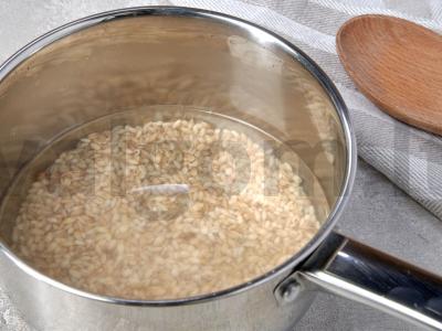 Perlovka su kukurūzais Žingsnis 1