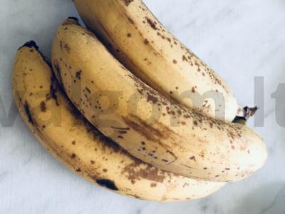 Bananų traškučiai Žingsnis 1