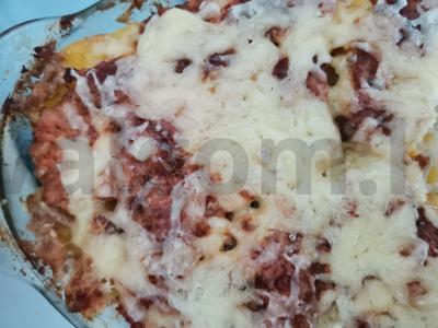 Bulvės su malta mėsa orkaitėje pagrindine nuotrauka