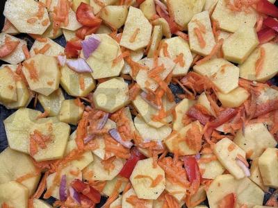 Kojos ant bulvių Žingsnis 2