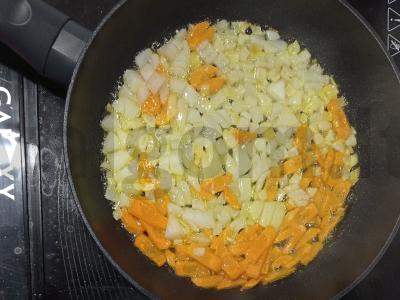 Bulgur su kiauliena Žingsnis 2