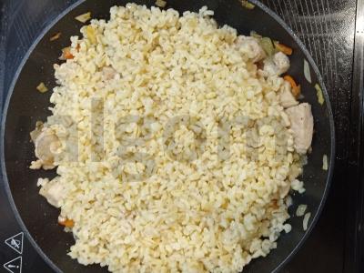 Bulgur su kiauliena Žingsnis 4