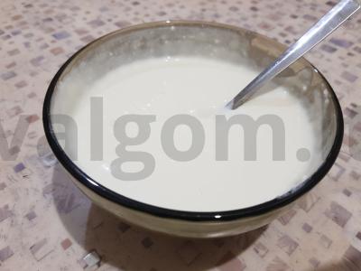 Apelsinų desertas su varške ir kiviais Žingsnis 3