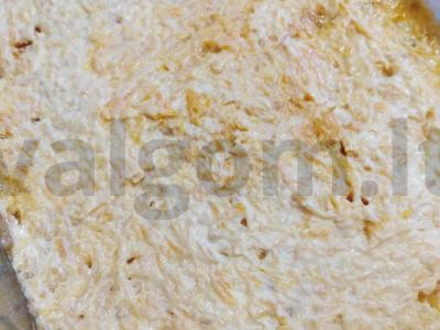 Mimozos salotos su tunu aliejuje Žingsnis 6