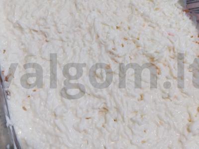 Mimozos salotos su tunu aliejuje Žingsnis 7