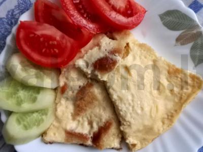 Švelnus omletas su skrebučiais pagrindine nuotrauka