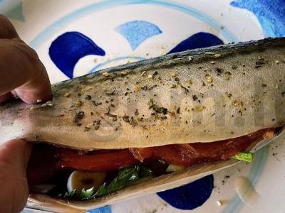 Itališkai kepta skumbrė Žingsnis 1