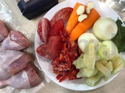 Grikiai su vištienos kojomis orkaitėje Žingsnis 1