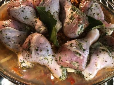 Grikiai su vištienos kojomis orkaitėje Žingsnis 6