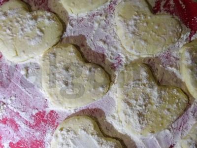 Sūrio pyragaičiai "Valentino diena" Žingsnis 2