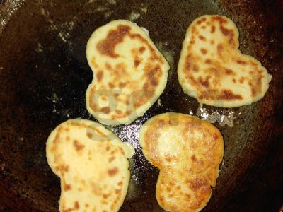 Sūrio pyragaičiai "Valentino diena" Žingsnis 3