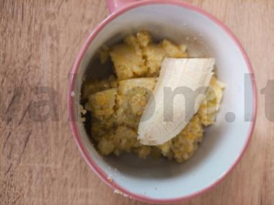 Bananų švelnumo desertinės putėsiai Žingsnis 6