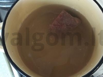 Gausios salotos "Mėsa" su jautiena Žingsnis 1