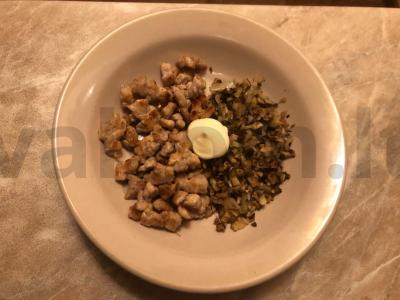 Amerikietiški sumuštiniai su grybų ir mėsos įdaru Žingsnis 4