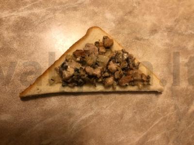 Amerikietiški sumuštiniai su grybų ir mėsos įdaru Žingsnis 5