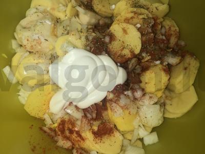 Bulvės su sūriu orkaitėje Žingsnis 3