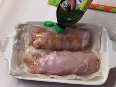 Vištienos filė suktinukai su varške orkaitėje Žingsnis 3
