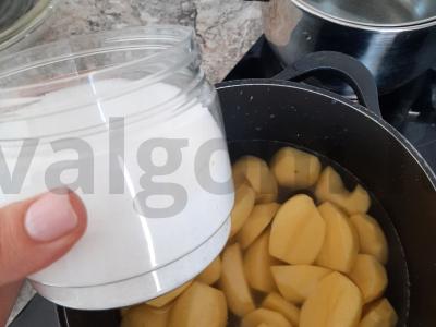 Susmulkintos bulvės Žingsnis 2