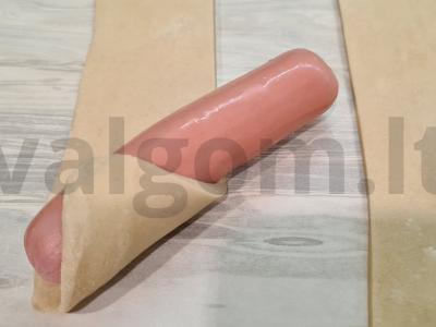 Greitos dešrelės tešloje Žingsnis 2