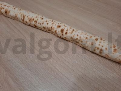 Užkandis pitoje su upėtakiu ir varške Žingsnis 2