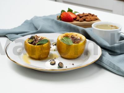 Kepti obuoliai su "Nutella". pagrindine nuotrauka