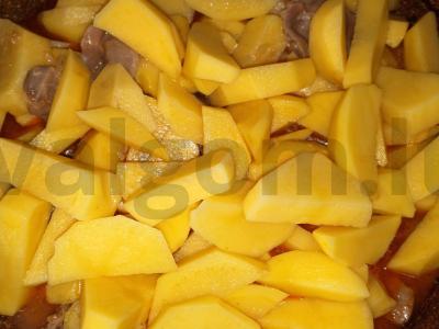 Vištienos skilvelių padažas Žingsnis 7