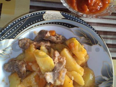 Vištienos skilvelių padažas pagrindine nuotrauka