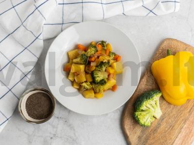 Troškinys su paprikomis ir brokoliais Žingsnis 3