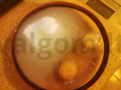 Šokoladiniai sausainiai Žingsnis 1