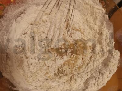 Šokoladiniai sausainiai Žingsnis 2