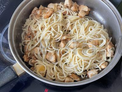 Carbonara su vištiena Žingsnis 3