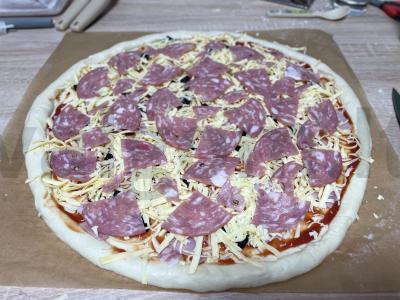 Pica iš plonos tešlos Žingsnis 5