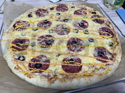 Pica iš plonos tešlos Žingsnis 8